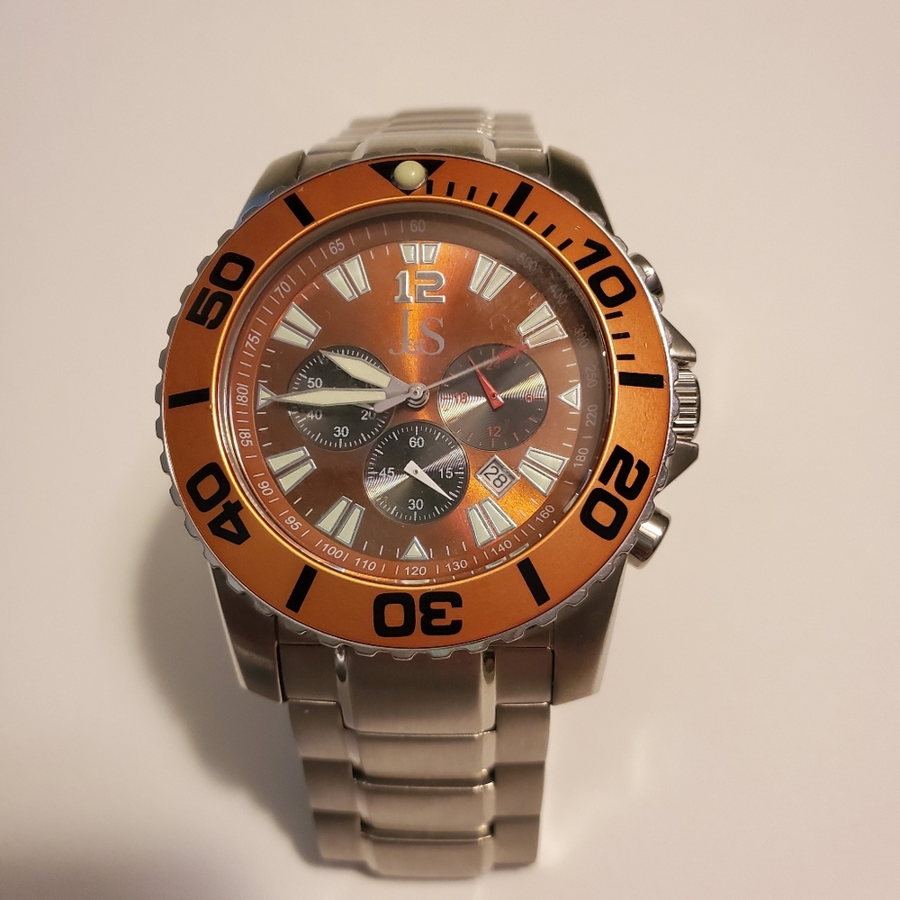 J&S Chronograph Dive Watch